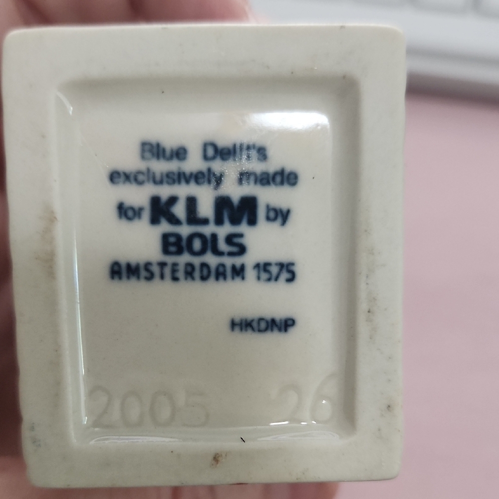 Blue Delft's Klm By Bols Miniture House 26 Figurine - Picture 3 of 6